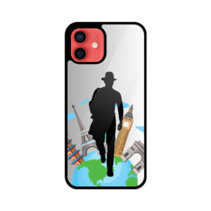 Traveller Graphic Glass Phone Case